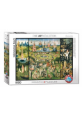 Puzzle 1000 Ogród ziemskich rozkoszy, Bosch