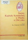 Statuty Kapituły Katedralnej w Płocku z 1784 roku