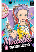 Modelki i manicure Z naklejkami