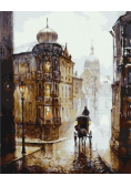 Malowanie po numerach - Stare miasto 40x50cm
