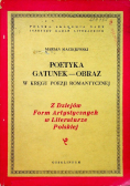 Poetka gatunek obraz w Kręgu poezji romantycznej