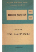 Nauka dla wszystkich nr 303 Styl Zakopiański
