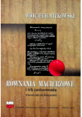 Równania macierzowe i ich zastosowania