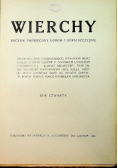 Wierchy rocznik czwarty 1926 r.