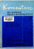 Komentarz do kodeksu prawa kanonicznego Tom III