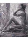 Malowanie po numerach - Naga dziewczyna 40x50cm