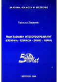 Mały słownik interdyscyplinarny