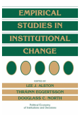 Empirical Studies in Institutional Change