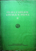 Studia z dziejów liturgii w Polsce tom II