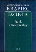 Dzieła język i świat realny