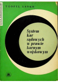 System kar sądowych w prawie  karnym wojskowym