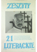 Zeszyty literackie Tom 21