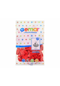 Balony pastelowe czerwone serca 50szt