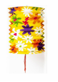 Lampion walec Kwiaty