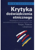 Krytyka doświadczenia etnicznego