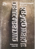Drukarstwo krakowskie  XV-XX wiek