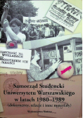 Samorząd studencki uniwersytetu warszawskiego w latach 1980 1989