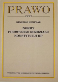 Normy pierwszego rozdziału Konstytucji RP