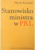 Stanowisko ministra w PRL