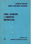 Teoria automatów i lingwistyka matematyczna