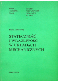 Stateczność i wrażliwość w układach mechanicznych