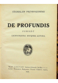 De Profundis 1929 r.