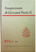 Insegnamenti di Giovanni Paolo II Tom XVI Część 2