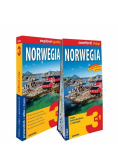 Norwegia 3w1: przewodnik + atlas + mapa