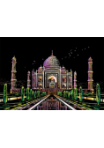 Magiczna Zdrapka Taj Mahal 40,5x28,5cm