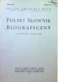 Polski Słownik Biograficzny Tom XXII 4 zeszyty