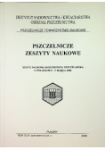 Pszczelnicze zeszyty naukowe suplement do nr 1