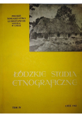 Łódzkie studia etnograficzne Tom IV
