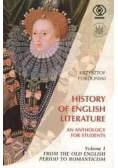 History of English Literature An Anthology for Students History of English Literature Volume 1