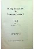 Insegnamenti di Giovanni Paolo II Tom VI Część 2