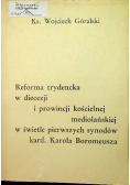 Reforma trydencka w diecezji i prowincji kościelnej mediolańskiej w świetle pierwszych synodów kard Karola Boromeusza