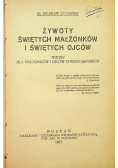 Żywoty świętych małżonków i świętych ojców 1927 r.