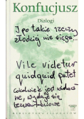 Konfucjusz Dialogi Część I