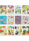 Notatnik ozdobny 105x165/64K linia FRESH