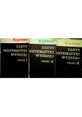 Zarys matematyki wyższej tom 1 do 3