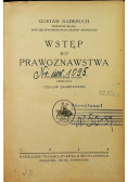 Wstęp do prawoznawstwa 1924 r.