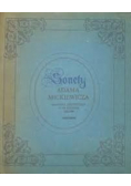 Sonety Adama Mickiewicza, reprint z 1826 r.