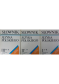 Słownik Języka Polskiego Tom I do III