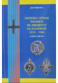 Odznaki i oznaki Polskich sił zbrojnych na zachodzie 1939 1946