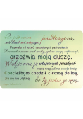 Magnes na lodówkę - Pan jest moim Pasterzem