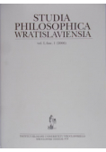 Studia Philosophica Wratislaviensia