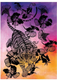 Karnet B6 z kopertą Hibiscus Tiger