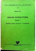 Analiza matematyczna część I