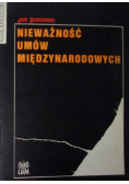Nieważność umów międzynarodowyc