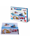 Puzzle magnetyczne - pojazdy