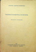Primeros elementos de Espanol